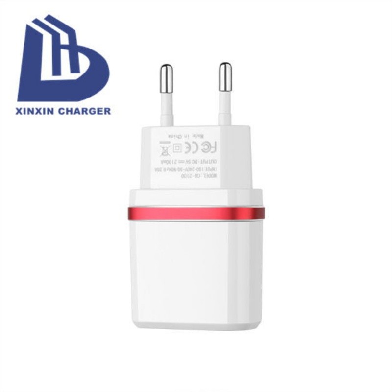 Super Fast Wall Pd Charger φορητός φορτιστής ταξιδιού φορτιστής 2.1A 2 θύρες