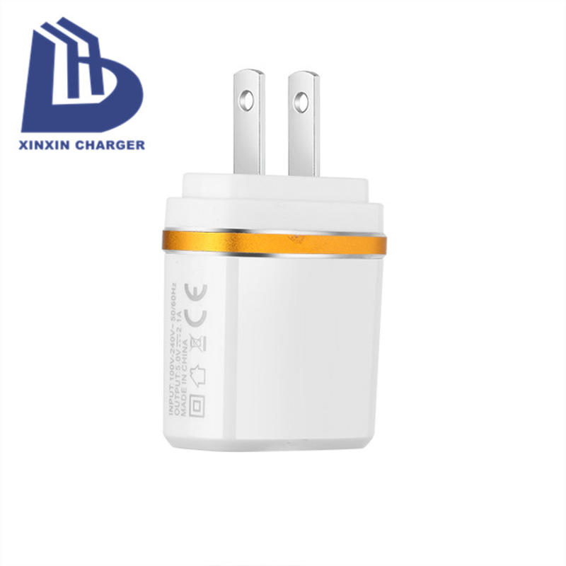 Φορητός φορτιστής πολλαπλών ταξιδιών USB Wall Adaptor Φορητός φορτιστής γρήγορου κινητού τηλεφώνου